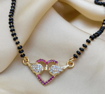 White mangalsutra 1