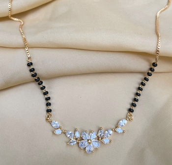 White mangalsutra 1