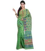 Chhanda Handloom Soft Dhakai Jamdani Weaving Saree Without Blouse