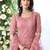 Provocative Peach Thread Embroidered Work Net Anarkali Long Gown Semi Stitched