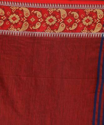 Royel Blue Handloom Cotton Tangail Saree 4