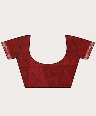 Royel Blue Handloom Cotton Tangail Saree 5