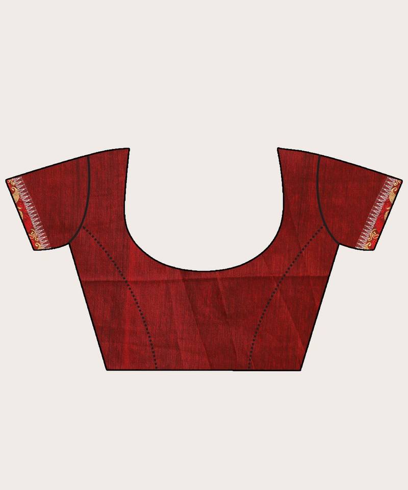 Royel Blue Handloom Cotton Tangail Saree