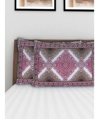 100% Cotton 200 TC 28X18 Inches Pillow Covers (Set of 2) 3