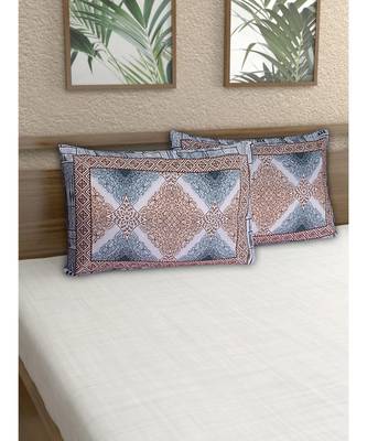 100% Cotton 200 TC 28X18 Inches Pillow Covers (Set of 2) 1