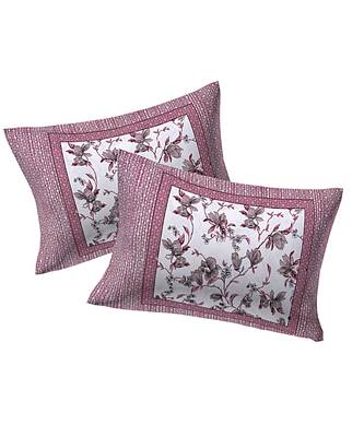 100% Cotton 200 TC 28X18 Inches Pillow Covers (Set of 2) 2