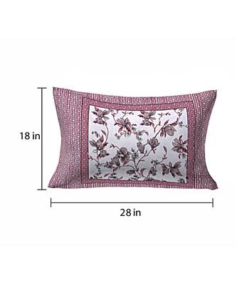 100% Cotton 200 TC 28X18 Inches Pillow Covers (Set of 2) 4