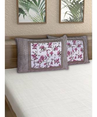 100% Cotton 200 TC 28X18 Inches Pillow Covers (Set of 2) 1