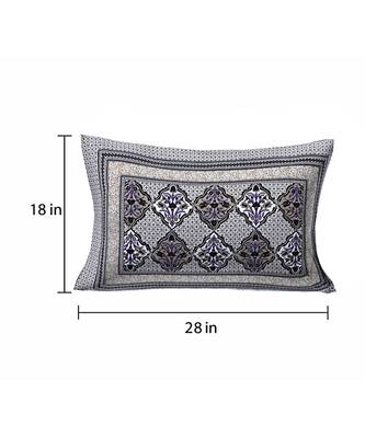 100% Cotton 200 TC 28X18 Inches Pillow Covers (Set of 2) 4