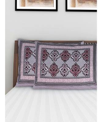 100% Cotton 200 TC 28X18 Inches Pillow Covers (Set of 2) 3