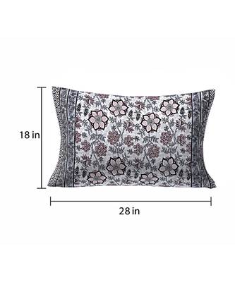 100% Cotton 200 TC 28X18 Inches Pillow Covers (Set of 2) 4