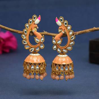 Orange jhumkas 2