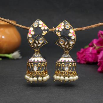 Grey jhumkas 2