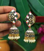 Grey jhumkas
