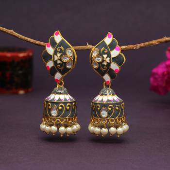 Grey jhumkas 2