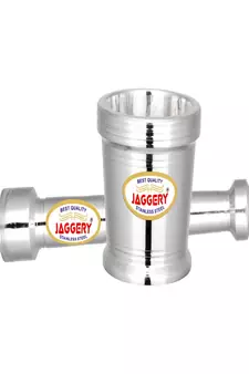 JAGGERY Stainless Steel Heavy Mortar Pestle Set Khal Batta Okhli Masher Kharad Crusher Imam Dasta Capacity110ml