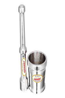 JAGGERY Stainless Steel Heavy Mortar Pestle Set Khal Batta Okhli Masher Kharad Crusher Imam Dasta Capacity150ml