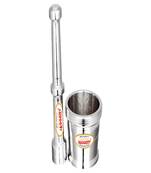 JAGGERY Stainless Steel Heavy Mortar Pestle Set Khal Batta Okhli Masher Kharad Crusher Imam Dasta Capacity150ml