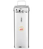 JAGGERY Stainless Steel Square Gullak Coin Box Cash Box Container Piggy Bank Money Box Capacity1600ml