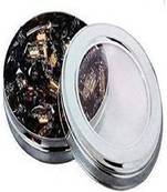 JAGGERY Stainless Steel Chocolate Box Sweet Box Low Height Puri Dabba Container (Dia19cm Capacity-750ml)
