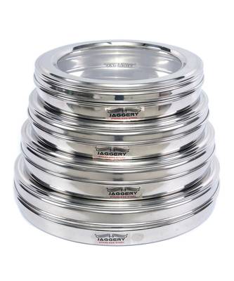 JAGGERY Stainless Steel Chocolate Box Sweet Box Container (Dia17 19 21 22.5 Cm) 500ml 750ml 1000ml 1500ml 1