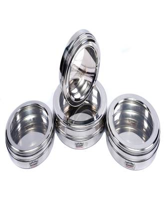 JAGGERY Stainless Steel Chocolate Box Sweet Box Container (Dia17 19 21 22.5 Cm) 500ml 750ml 1000ml 1500ml 2