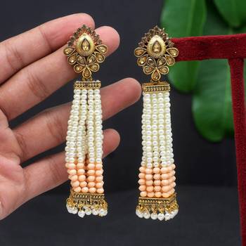 Orange jhumkas 1