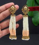 Orange jhumkas