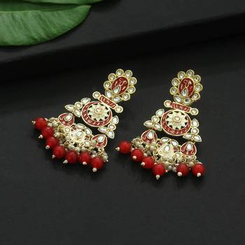 Maroon danglers-drops 1