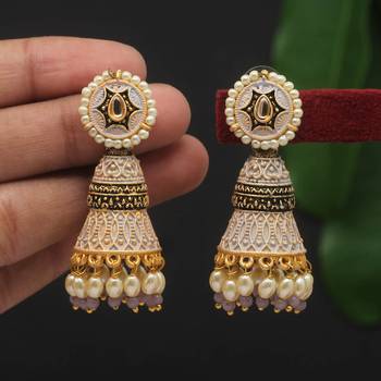 Grey jhumkas 1