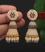Grey jhumkas