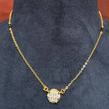 White mangalsutra 1