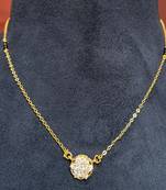 White mangalsutra
