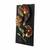 Decorative Flower Wall Decor Showpiece for Home Decor in Wrought Iron and Wooden Base - 14 x 21 inch