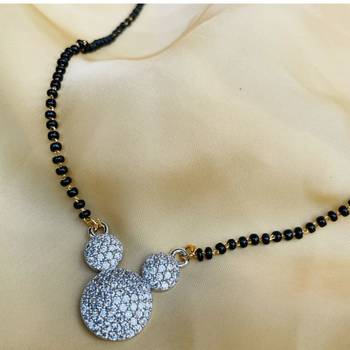 White mangalsutra 1