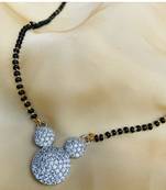 White mangalsutra