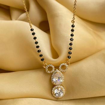 White mangalsutra 1