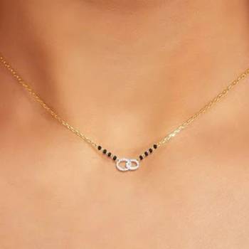White mangalsutra 1