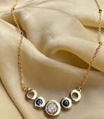 White mangalsutra