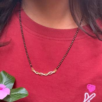 White mangalsutra 1