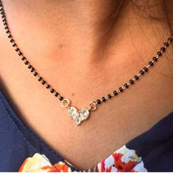 White mangalsutra 1