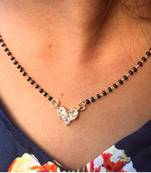 White mangalsutra