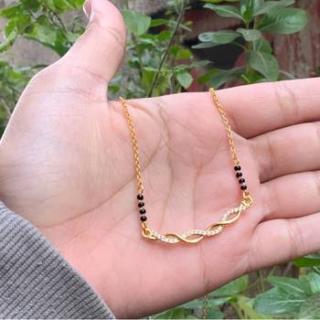 White mangalsutra 1