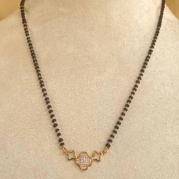 White mangalsutra 1