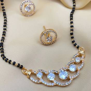 White mangalsutra 1