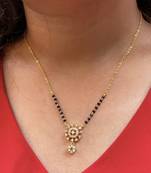 White mangalsutra