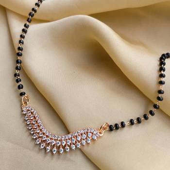 White mangalsutra 1