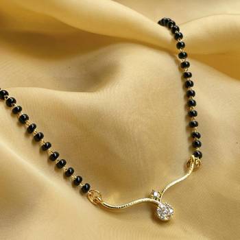 White mangalsutra 1