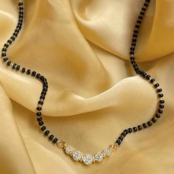 White mangalsutra 1