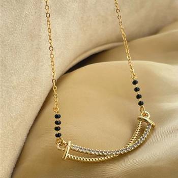 White mangalsutra 1